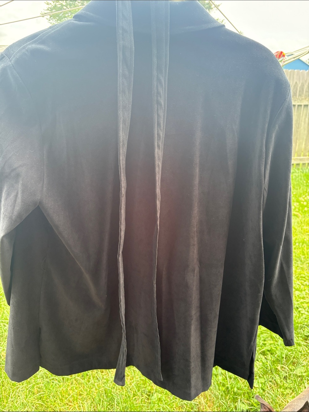 Notations Button-Front Jacket - Picture 4 of 4